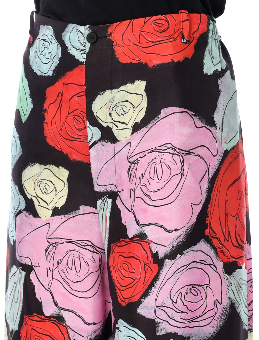 Marni Orion Print Palazzo Trousers