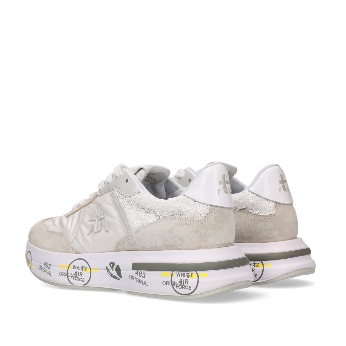 Premiata Cassie Sneakers In Light Gray Suede | THE LIST