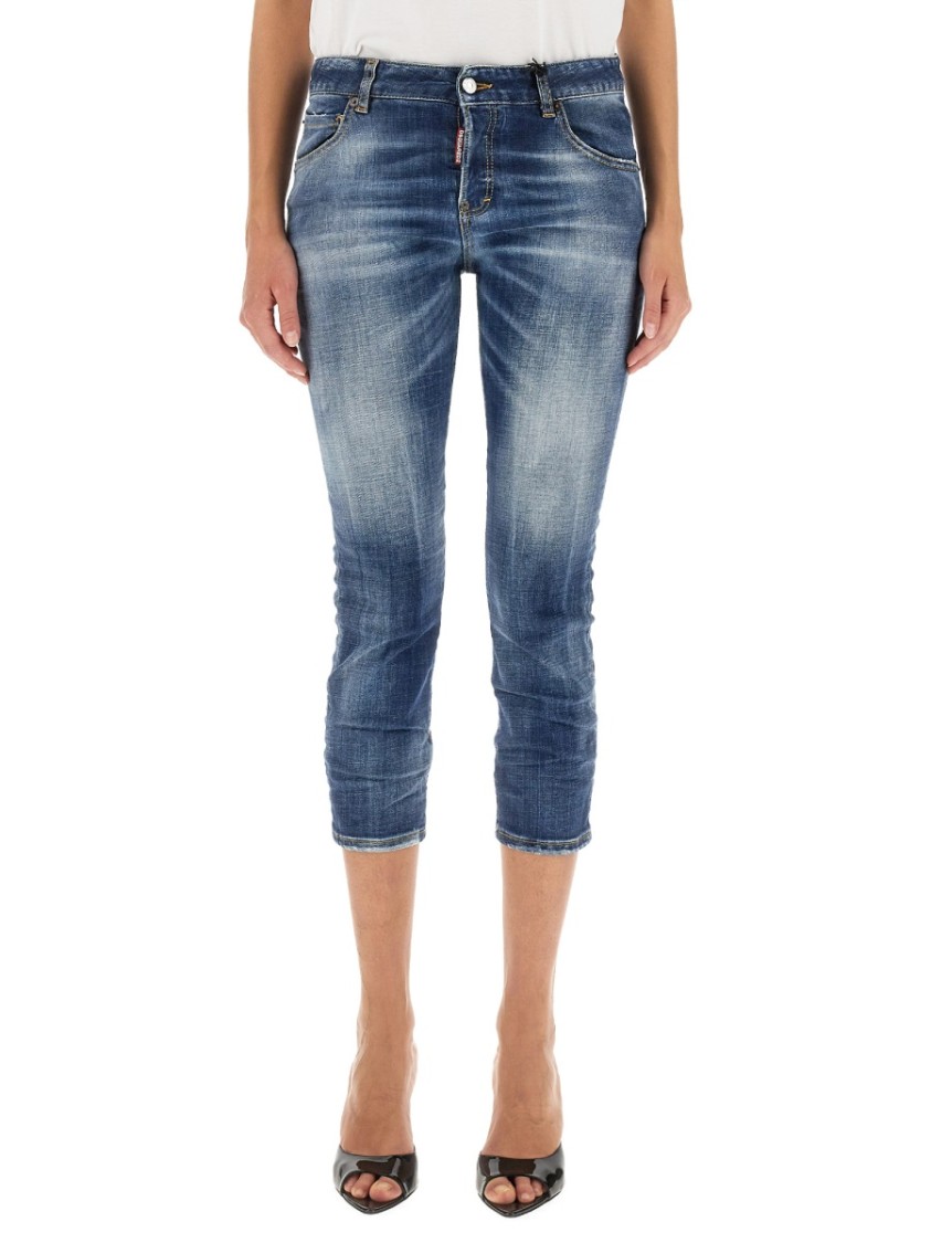 Shop Dsquared2 Cool Girl Jeans In Blue