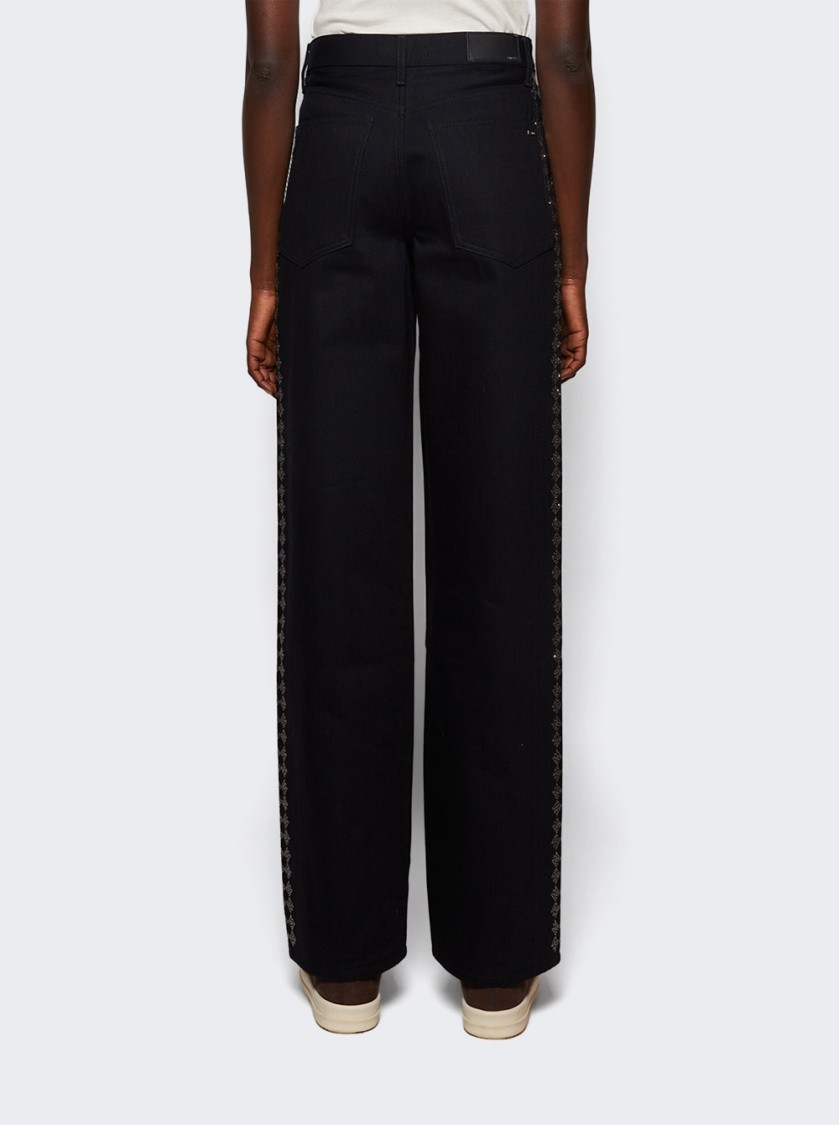 Amiri Denim Straight-leg Jeans In Black
