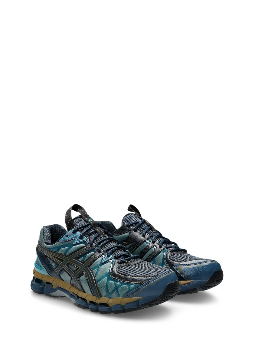 Asics Sporty Blue Sneakers With Breathable Upper In Blue