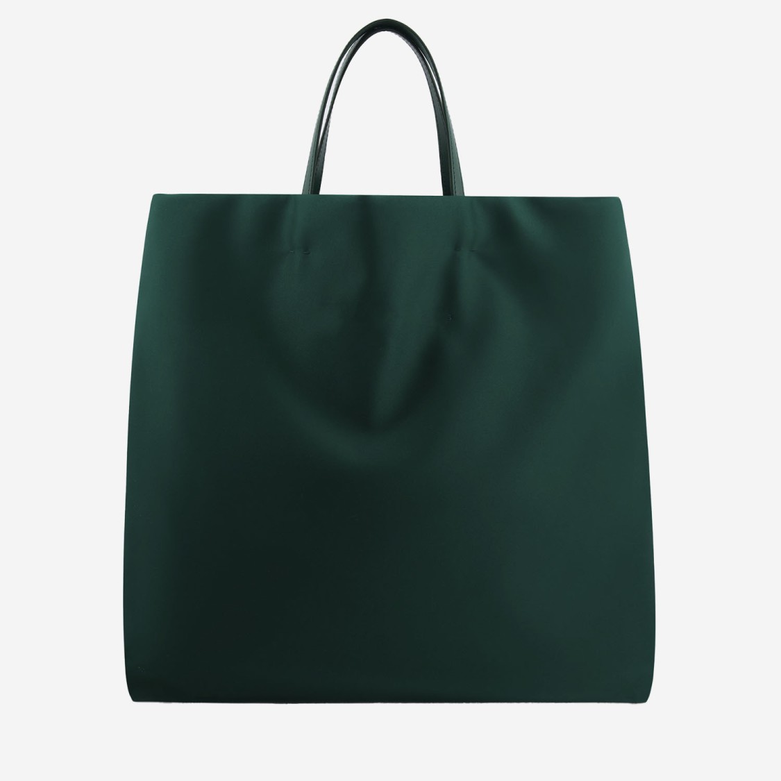 Shop Carven Matte Satin Tote Bag With Embroidered Logo