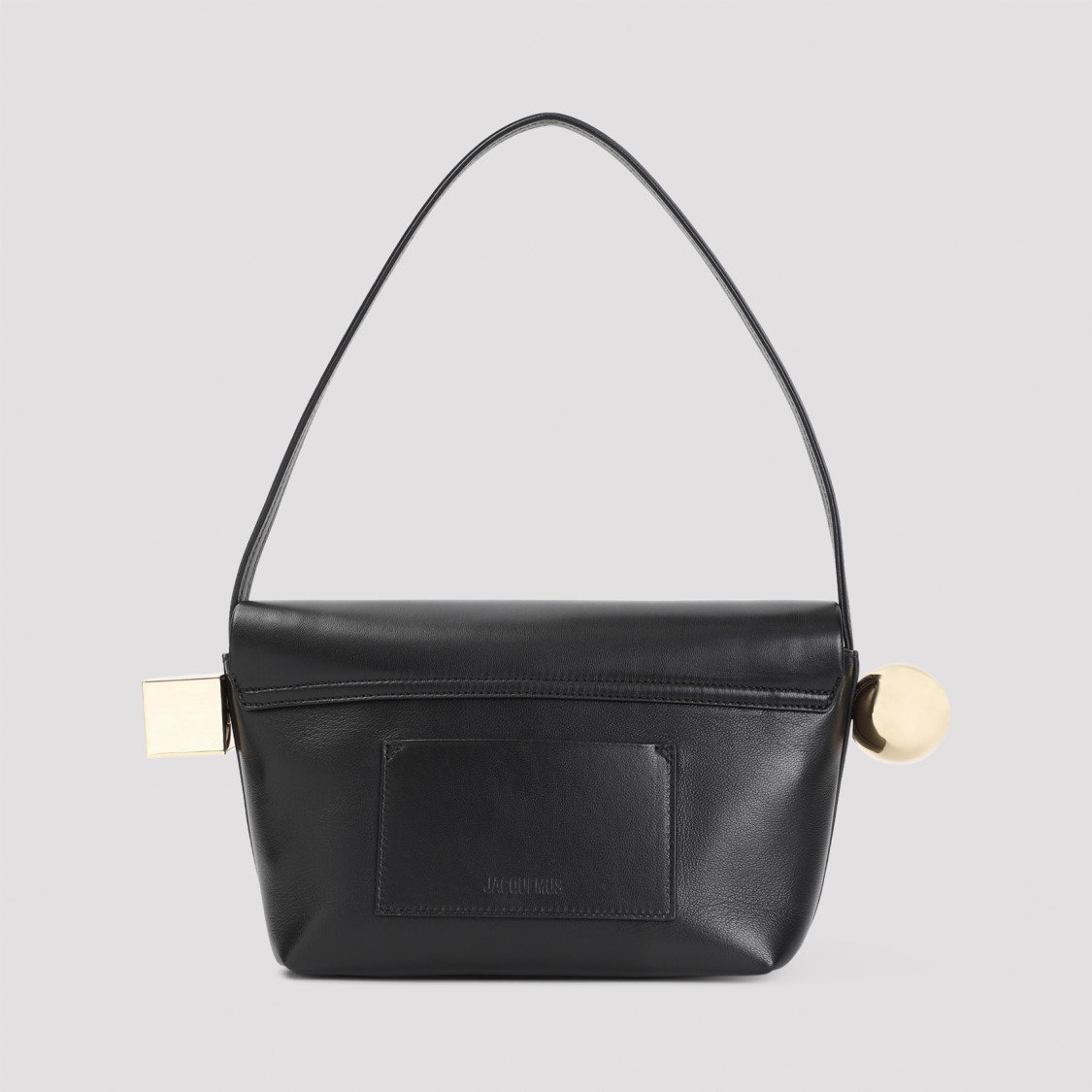 Shop Jacquemus Black Leather Handbag