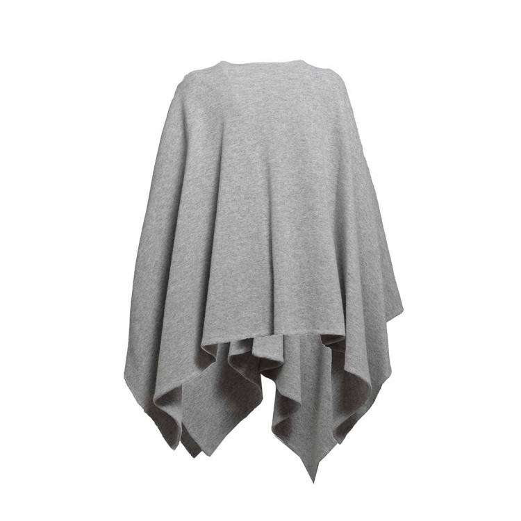 ポンチョ・ケープ Ermanno Scervino Grey Melange Wool Cape Ermanno Scervino Grey Melange Wool Cape | ModeSens