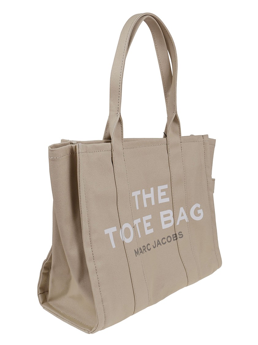 Marc Jacobs Cotton Canvas Travel Large Tote In Neutrals