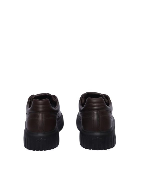 Hogan H-Stripes Allacciato H Sneakers in Black | THE LIST