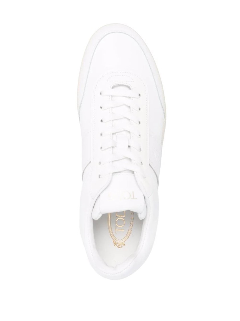 Tod's Allacciata T Cassetta Sneakers In White