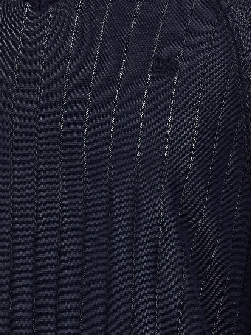 Wales Bonner Roots Polo Shirt Sweaters And Cardigans Multicolor In Black
