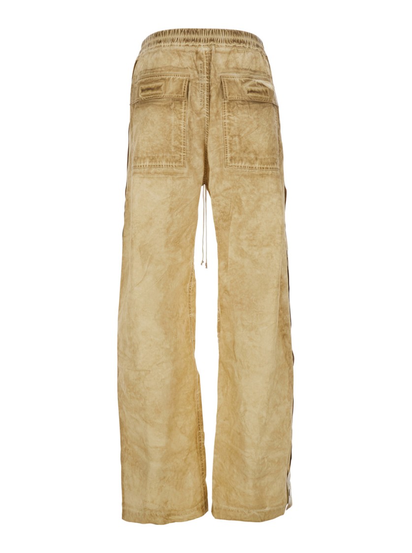 DRKSHDW DRKSHDW PUSHER PANTS WITH CRINKLED TEXTURE