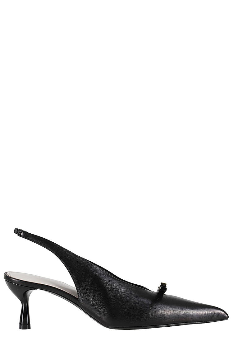 Lanvin 60mm Leather Pumps In Black