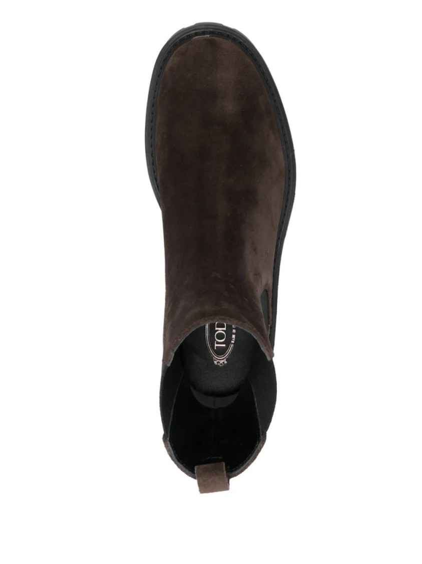 Tod's Ankle Boots With Decorative Studs In Black