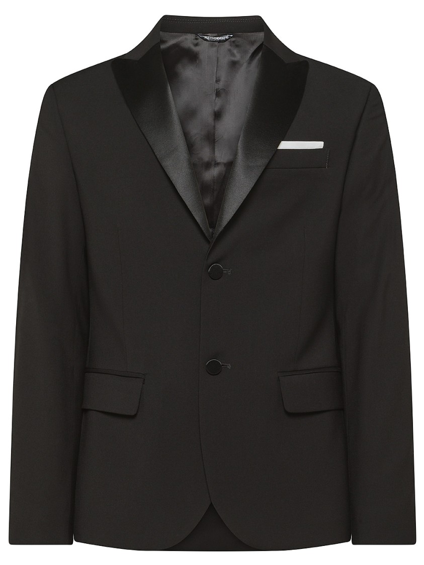 Shop Daniele Alessandrini Black Single-breasted Blazer