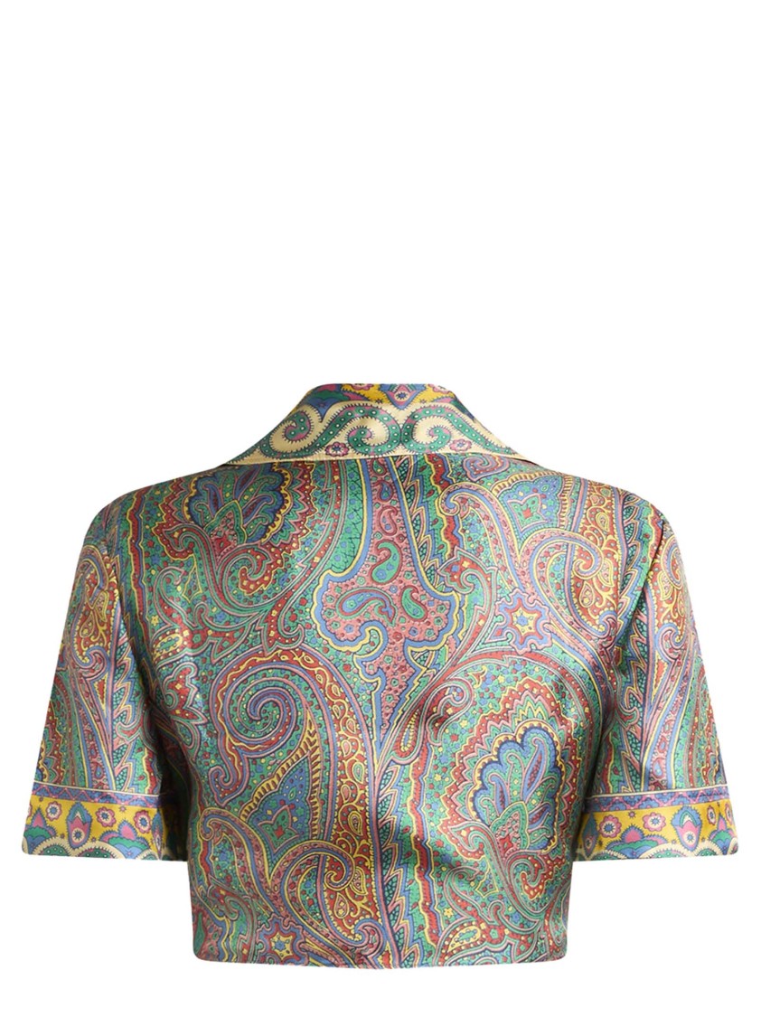 Etro Paisley Shirt In Multicolor