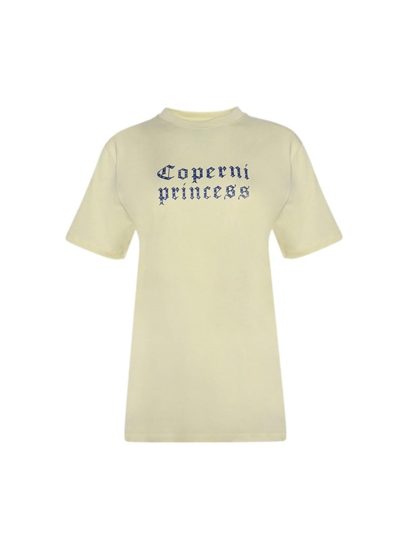 Coperni Fitted T-shirt With Playful Graphic And Round Neckline