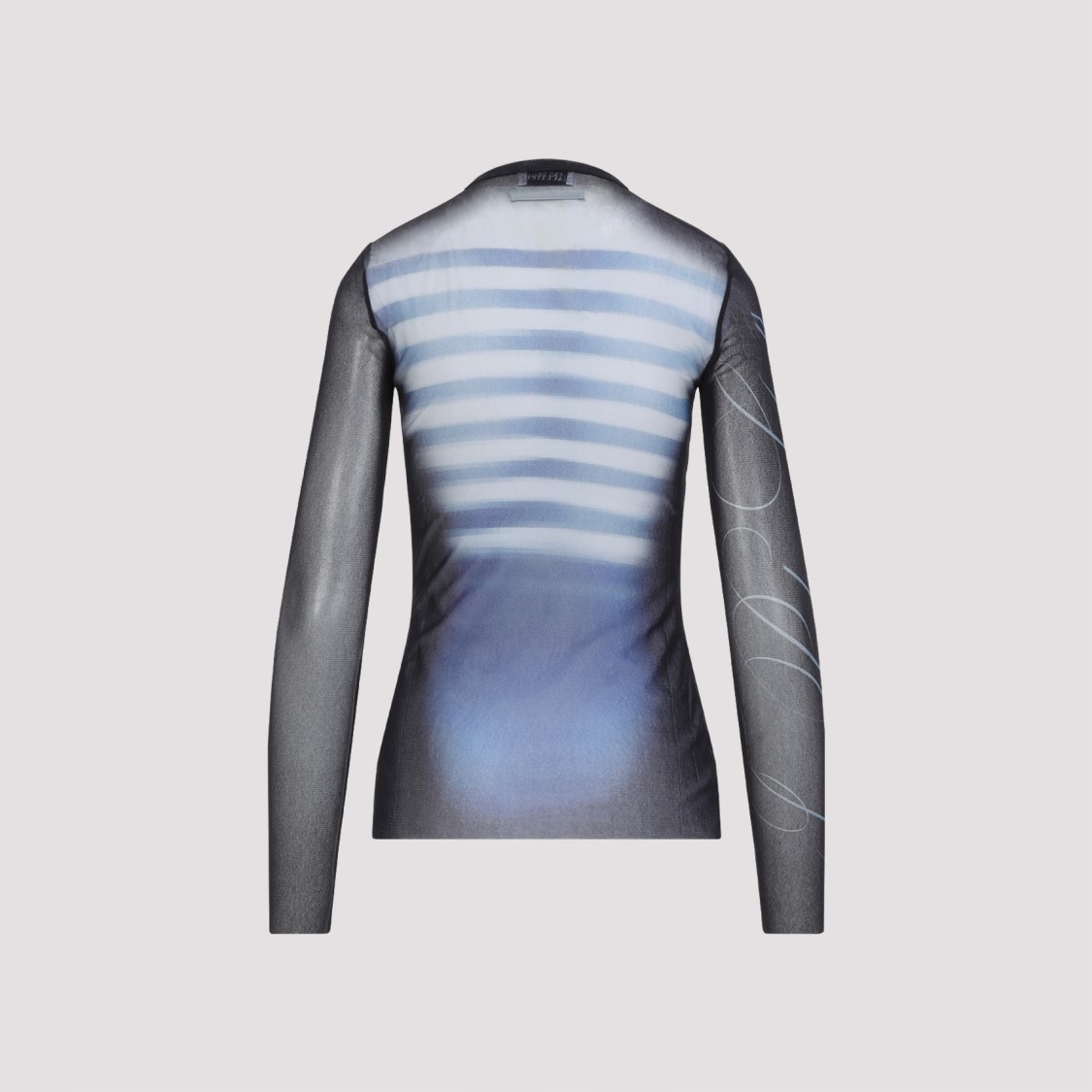 Shop Jean Paul Gaultier Blue Print All Over Le Mâle Top