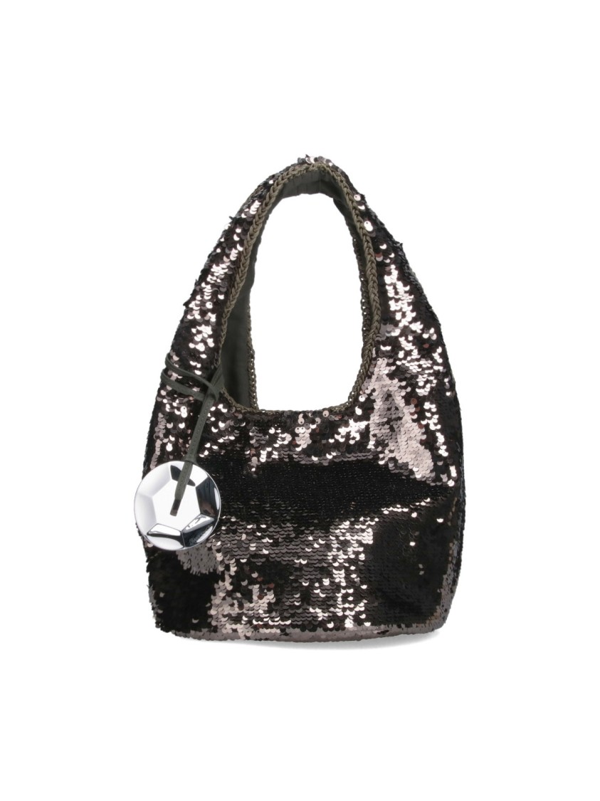 Jw Anderson J. W. Anderson Mini Sequin Bag – Brown In Brown