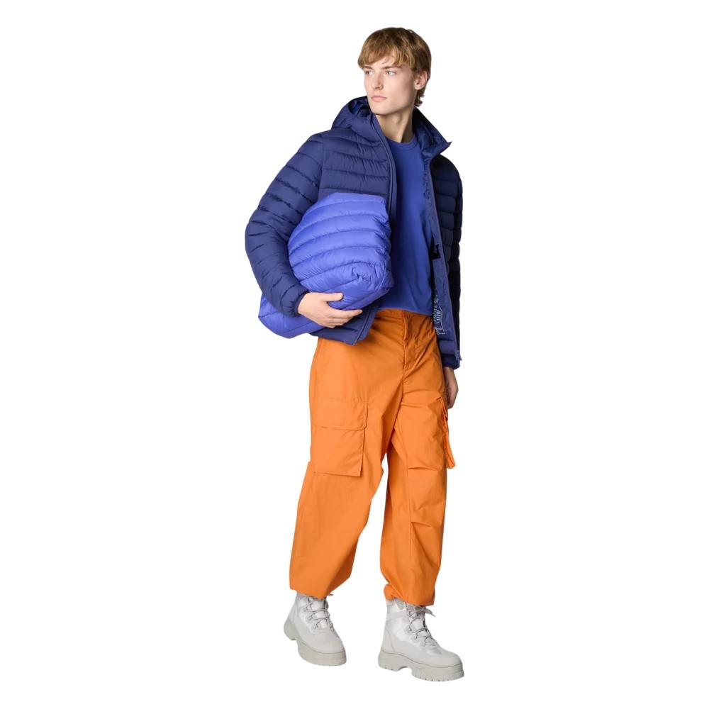 Save The Duck Quilted Light Jacket With Double-slider Zip And Lycra Trims