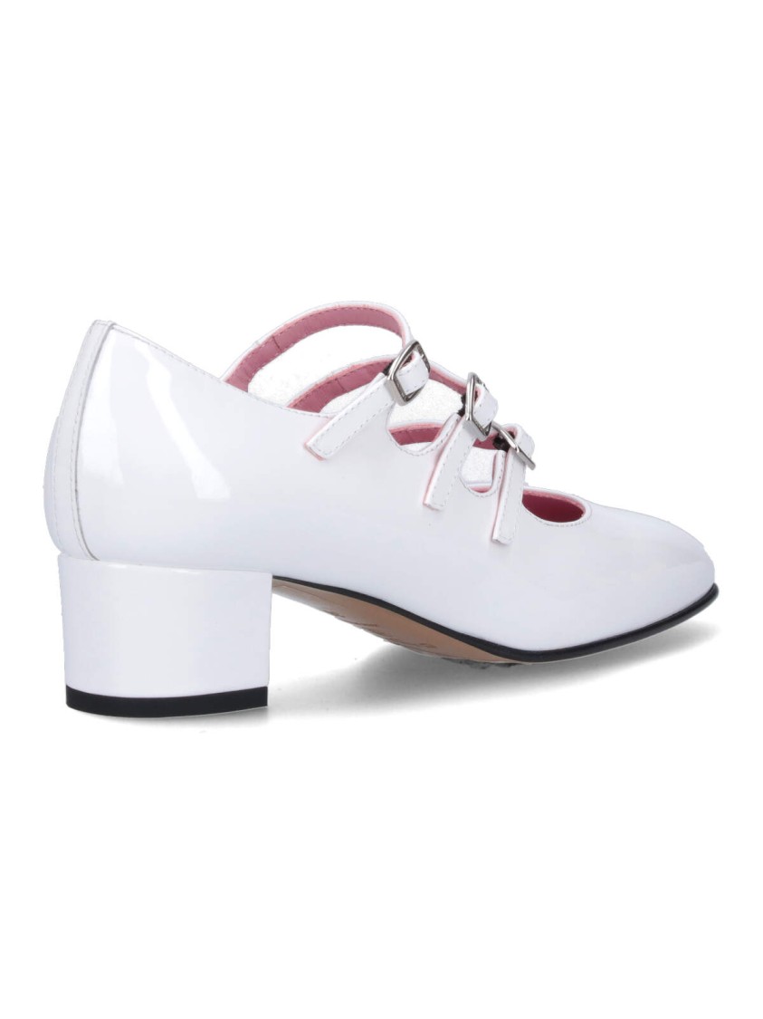Shop Carel "kina" Ballet Flats – White Patent