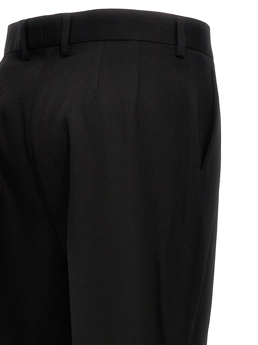 パンツ Lanvin Flare Wool Pants With Central Pleat Lanvin Flare Wool Pants With Central Pleat | THE LIST