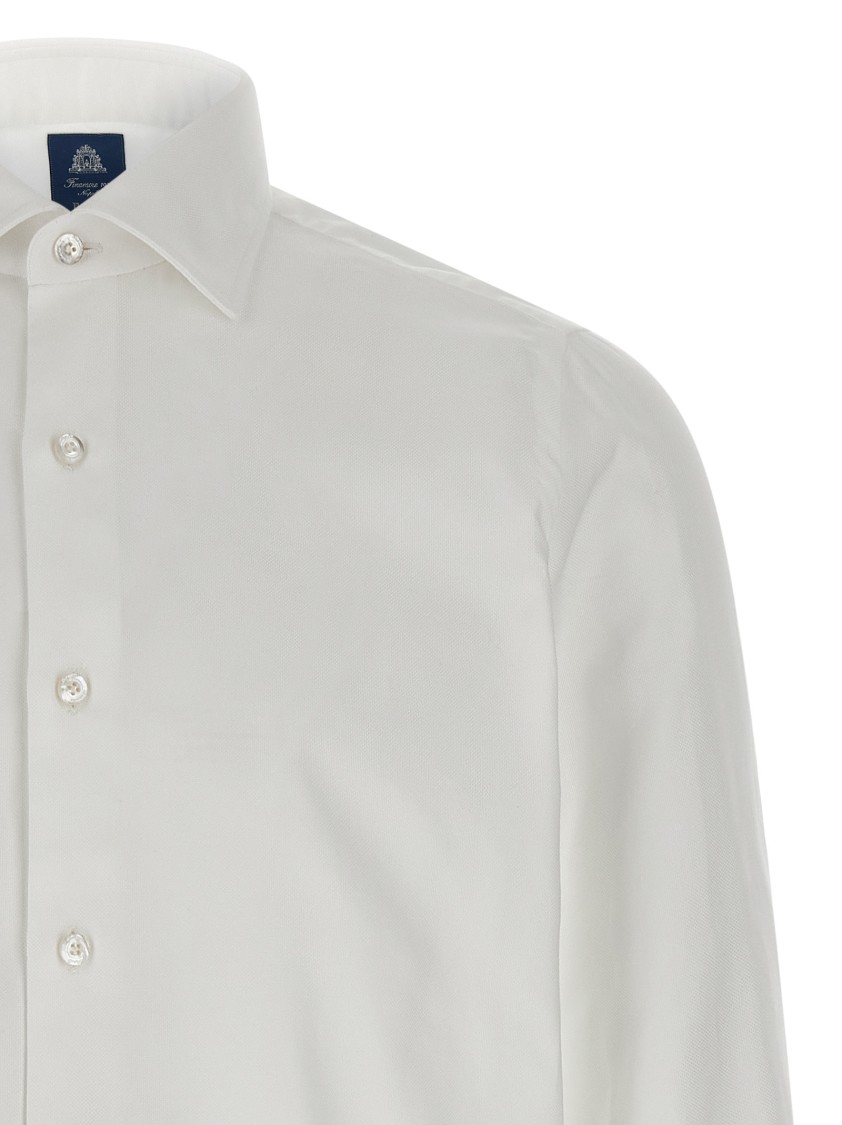 Finamore 1925 Napoli Shirt Shirt And Blouse Multicolor In White