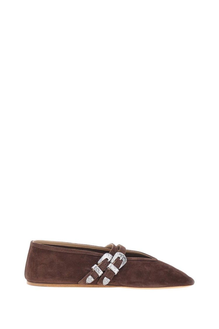 Le Monde Beryl Claudia Ballerina Flats In Brown