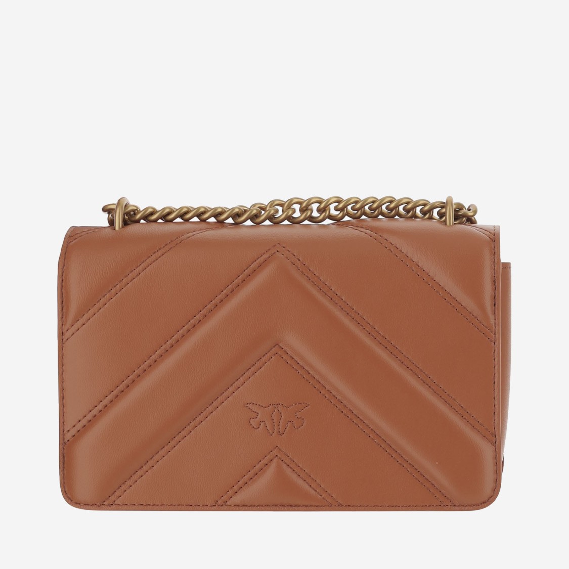 Pinko Love One Mini Light Shoulder Bag In Brown
