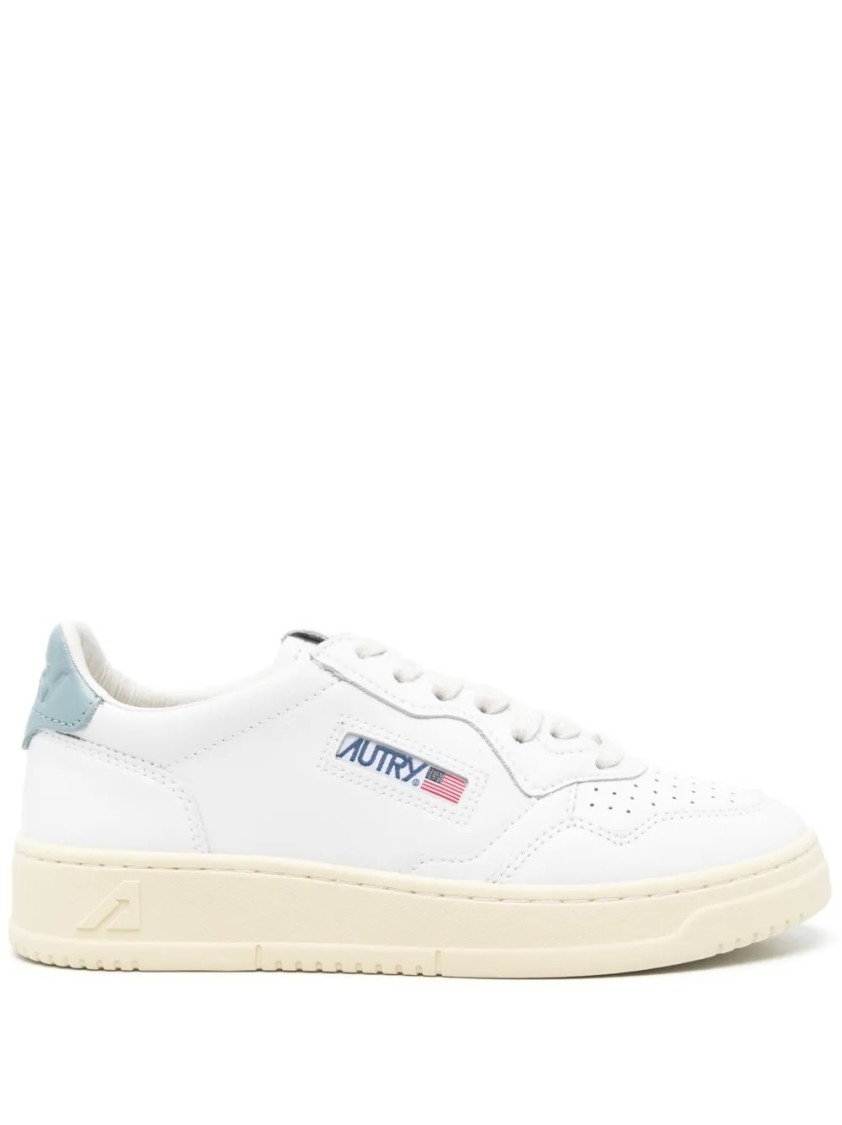 Autry Medalist Classic White Low-top Sneakers In Multi