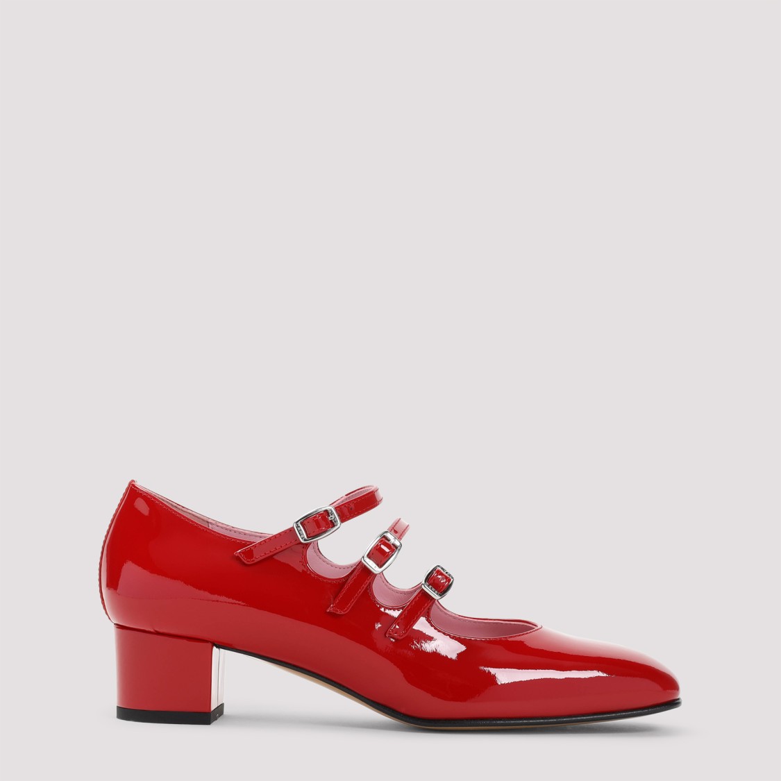 Shop Carel Paris "kina" Red Leather Pumps