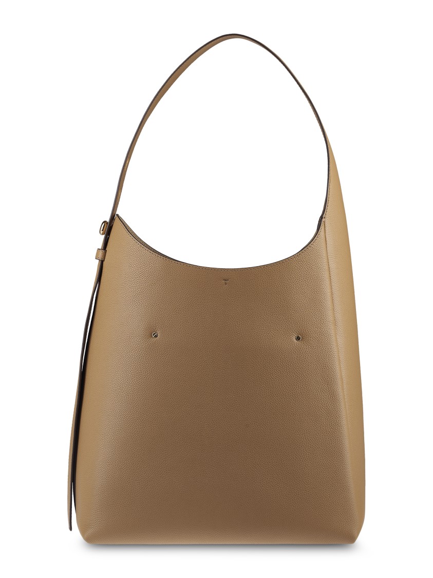 Tory Burch Romy Hobo Bag With Minimalist Design And Spacious Interior In Brown