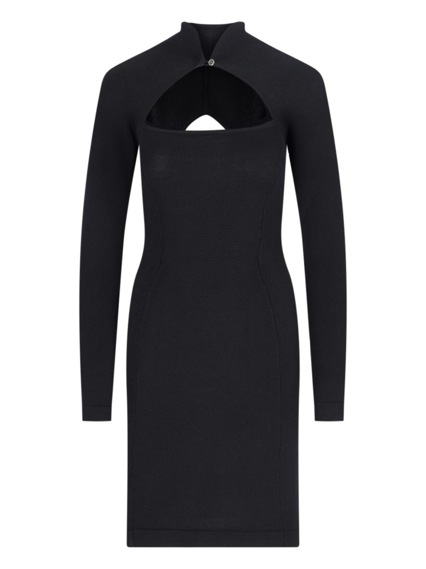 Shop Vivienne Westwood Pamela' Black Virgin Mini Cut-out Dress – Black