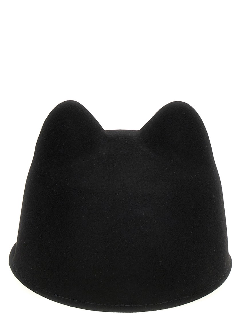 【関税込み】MAISON MICHEL JAMIE' HAT Jamie, Cap in navy felt - Maison Michel Paris.