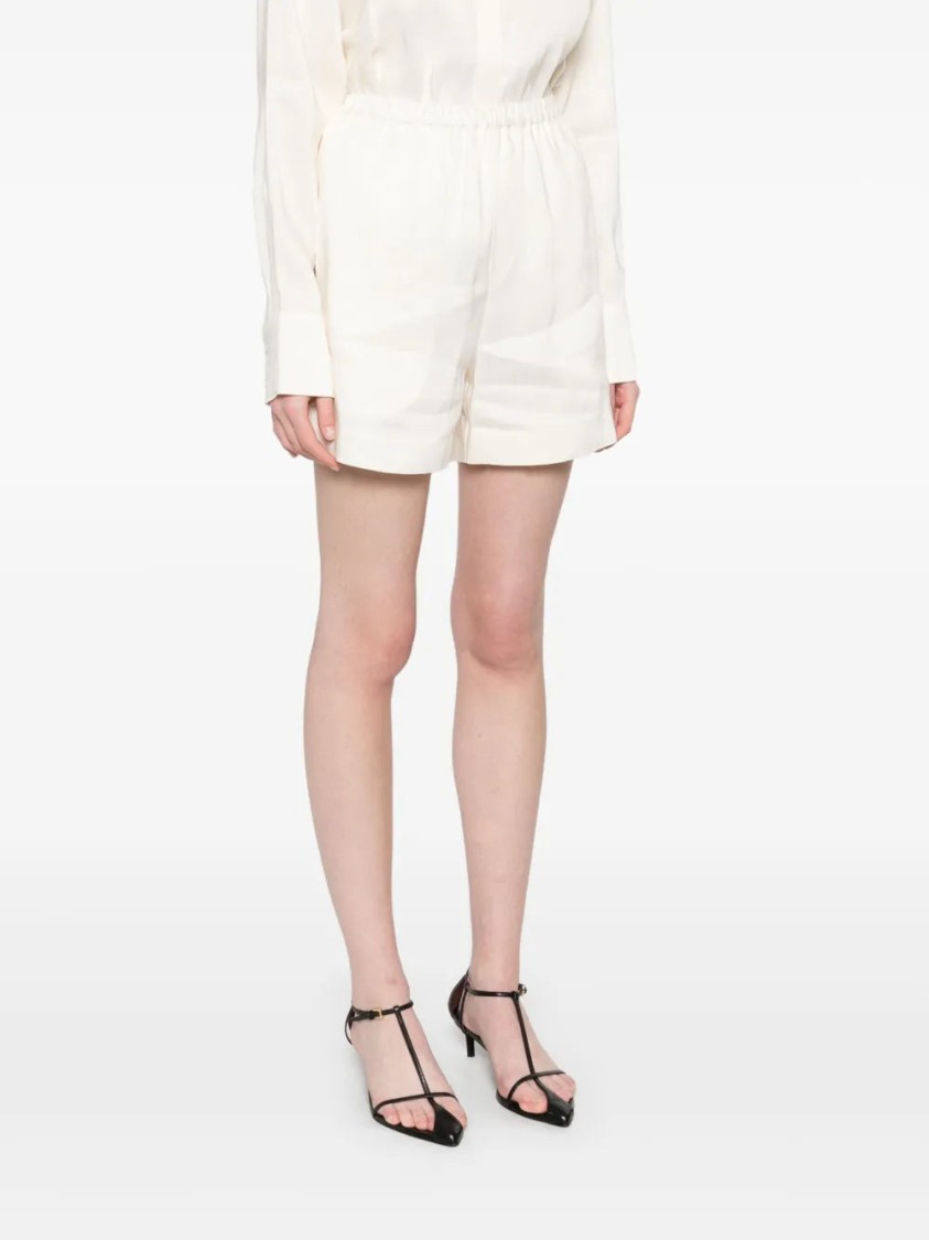 LOULOU STUDIO LOULOU STUDIO LIGHT BEIGE ADONIA SHORTS