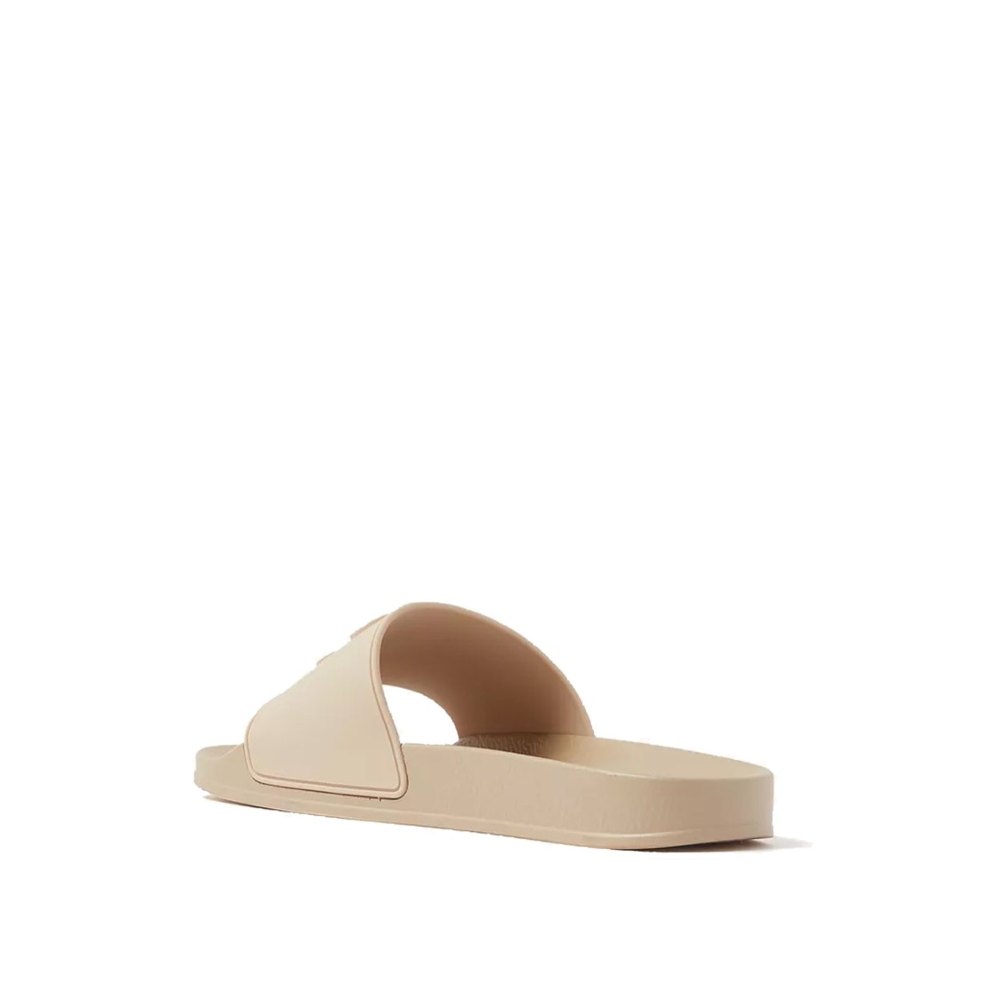 Palm Angels Monogram Pool Slides In Neutral