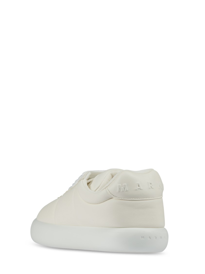 Marni Leather Sneakers In White