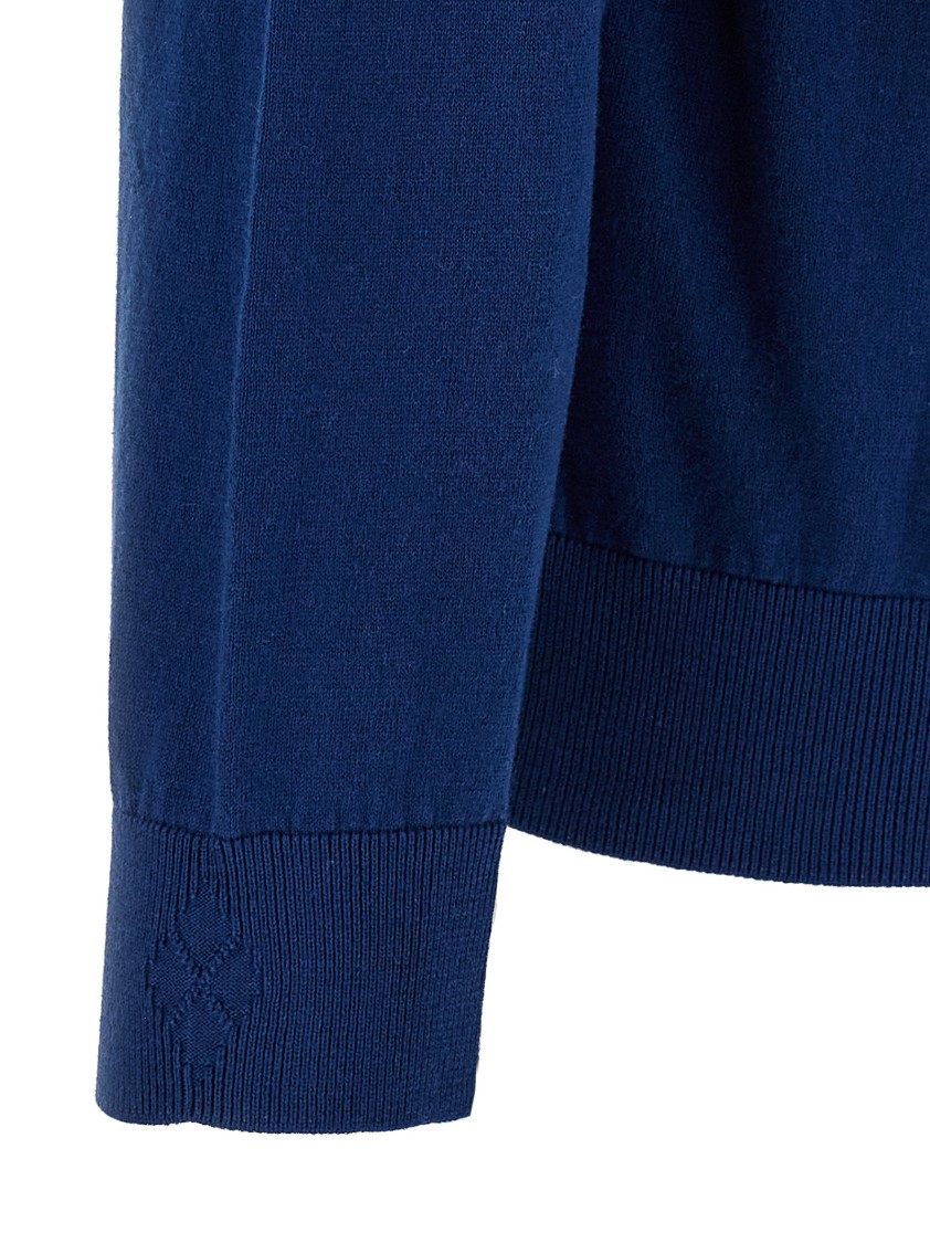 Ballantyne Argyle Sweaters And Cardigans In Blue
