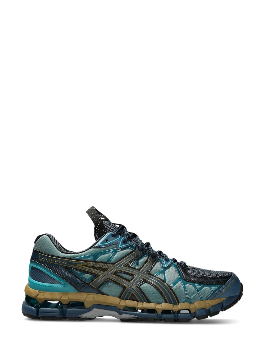 Asics Sporty Blue Sneakers With Breathable Upper In Blue