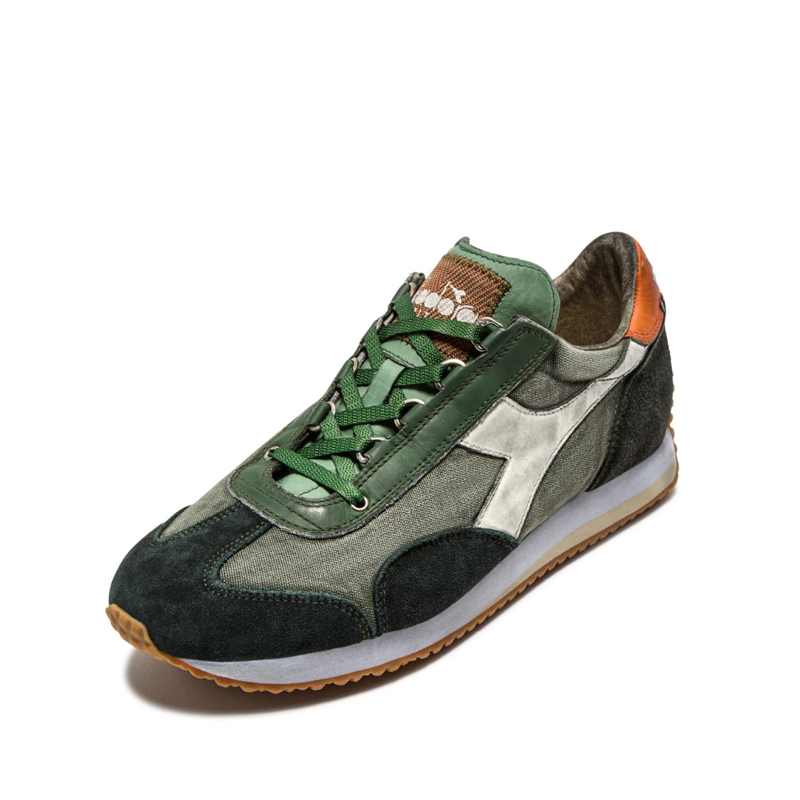 Diadora Equipe H Dirty Stone Wash Evo In Green