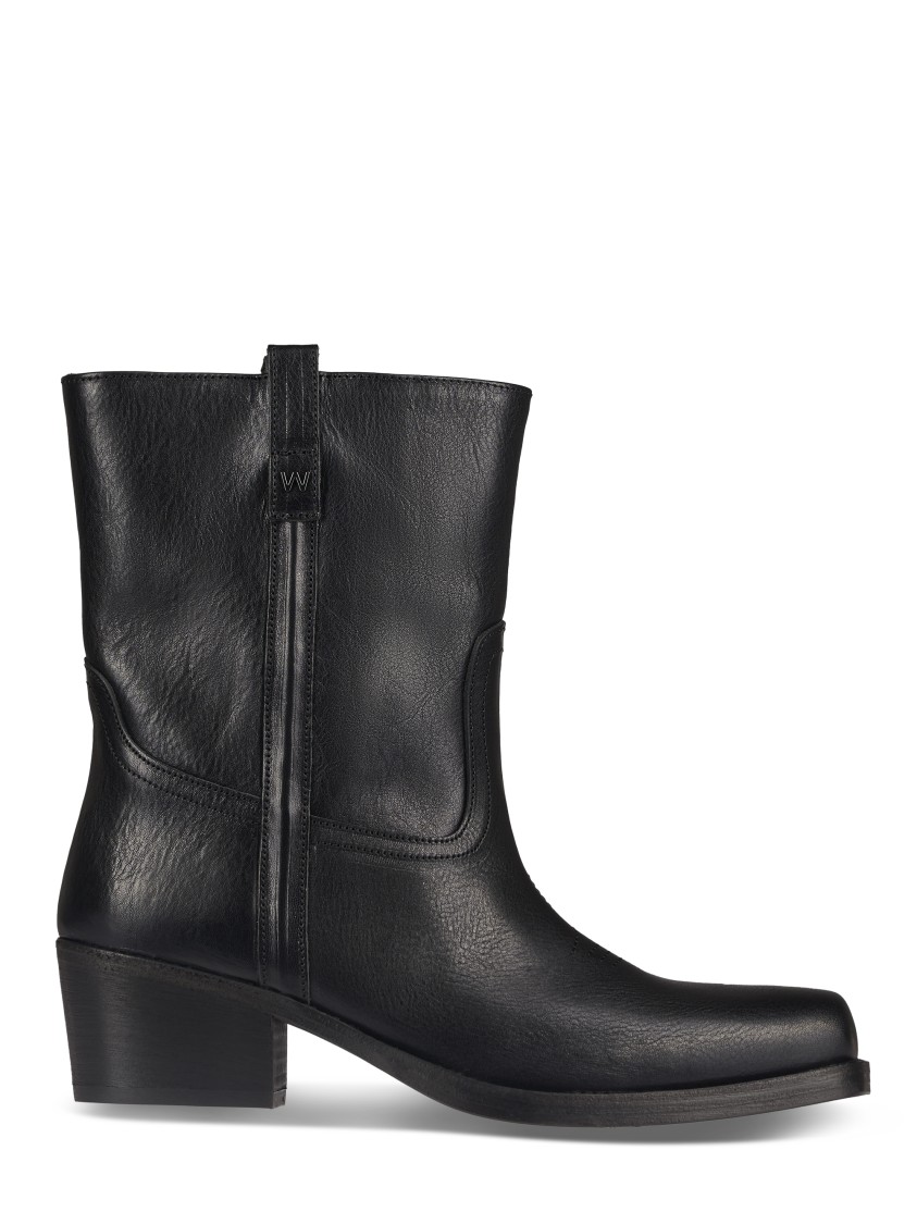Max Mara Ankle Boots With Pointed Toe In Black