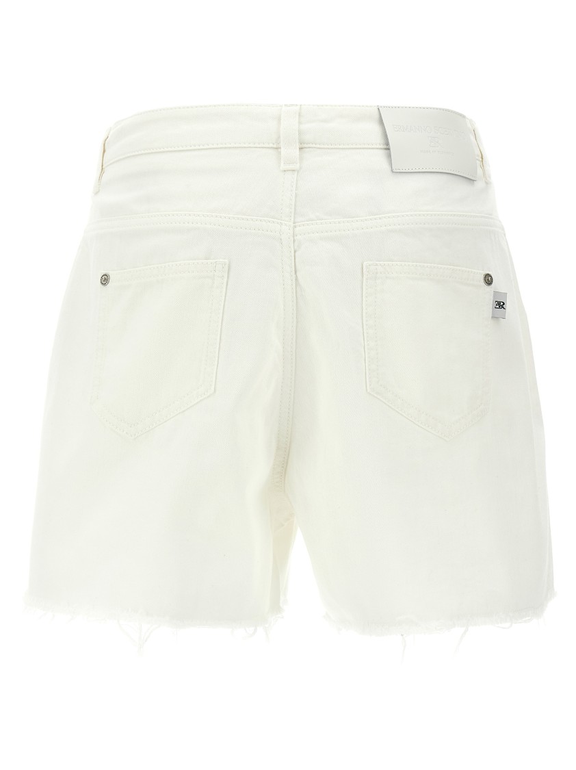 Ermanno Scervino Denim Bermuda Shorts Bermuda And Short In White