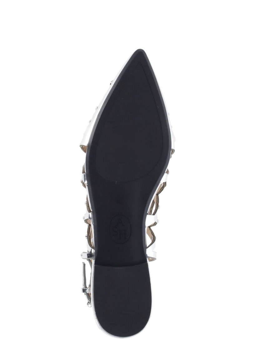 Ash Bazaar Slingback Stud Embellished Sandals