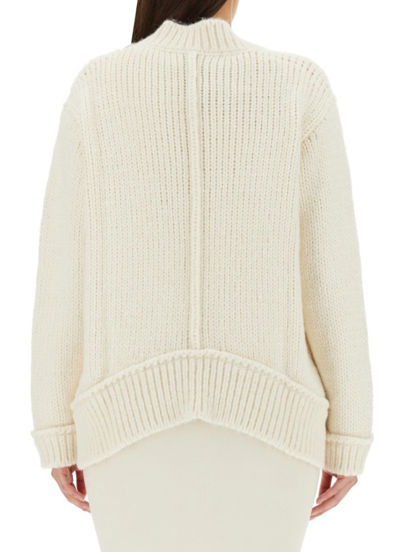 Shop Tom Ford D Wool Sweater In Neutrals