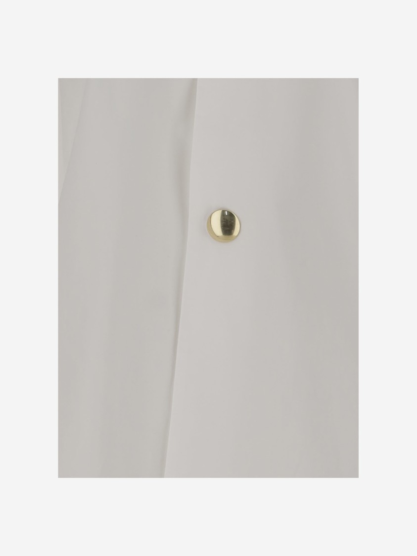 Shop Darkpark Stretch Cotton Jodie Shirt In White