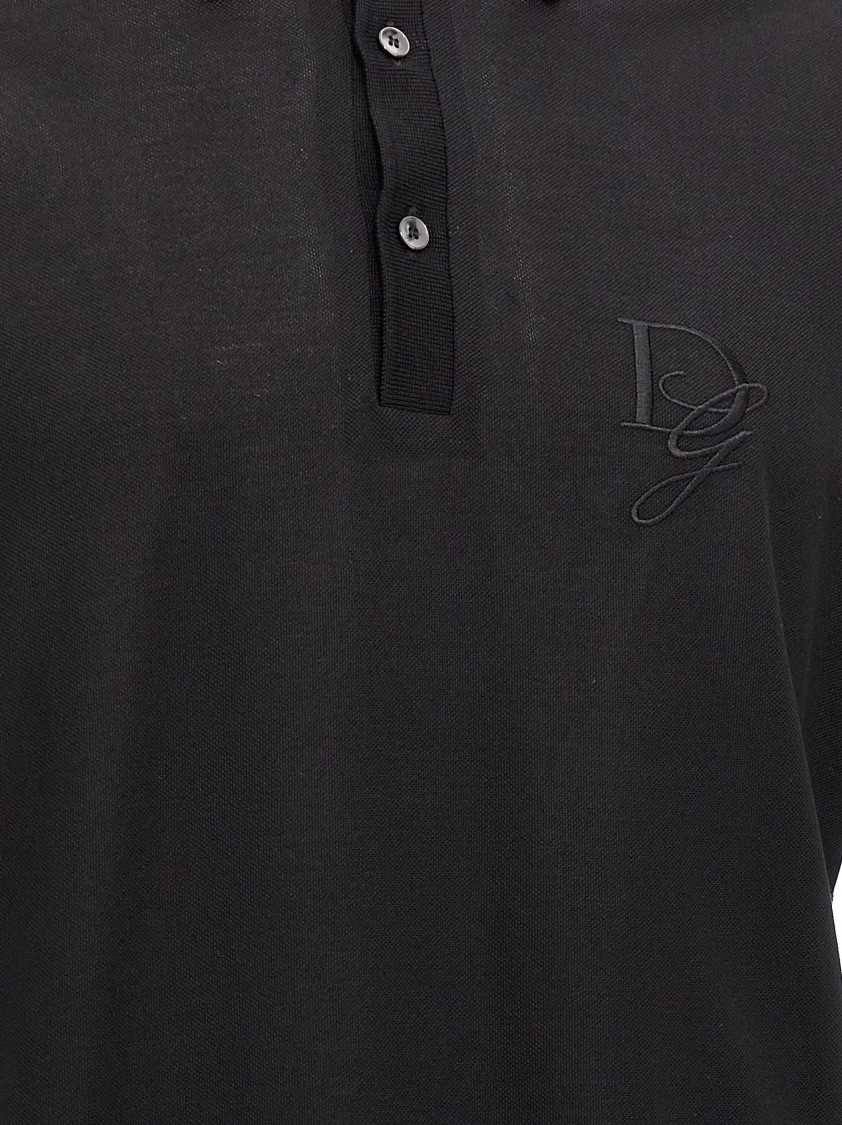Dolce & Gabbana Chest Embroidered-logo Polo T-shirt
