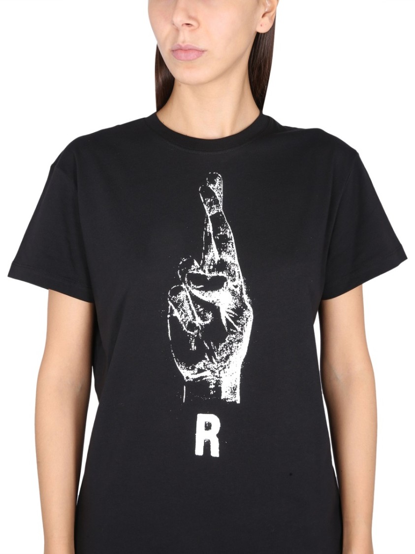 RAF SIMONS RAF SIMONS RELAXED FIT CREWNECK T-SHIRT