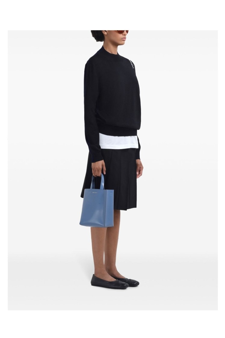 Marni Logo Short-sleeved T-shirt In White