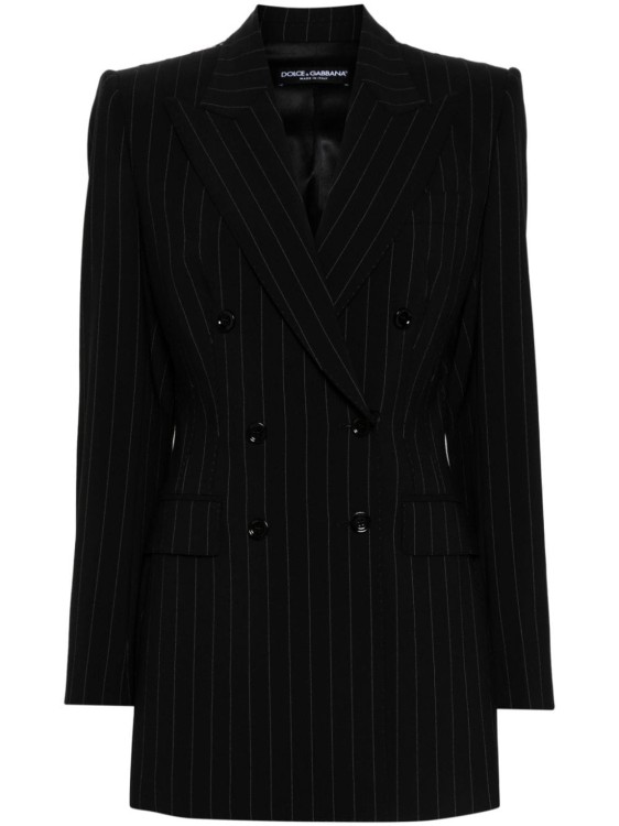 Dolce & Gabbana Wool Jacket Blazer in Black | THE LIST