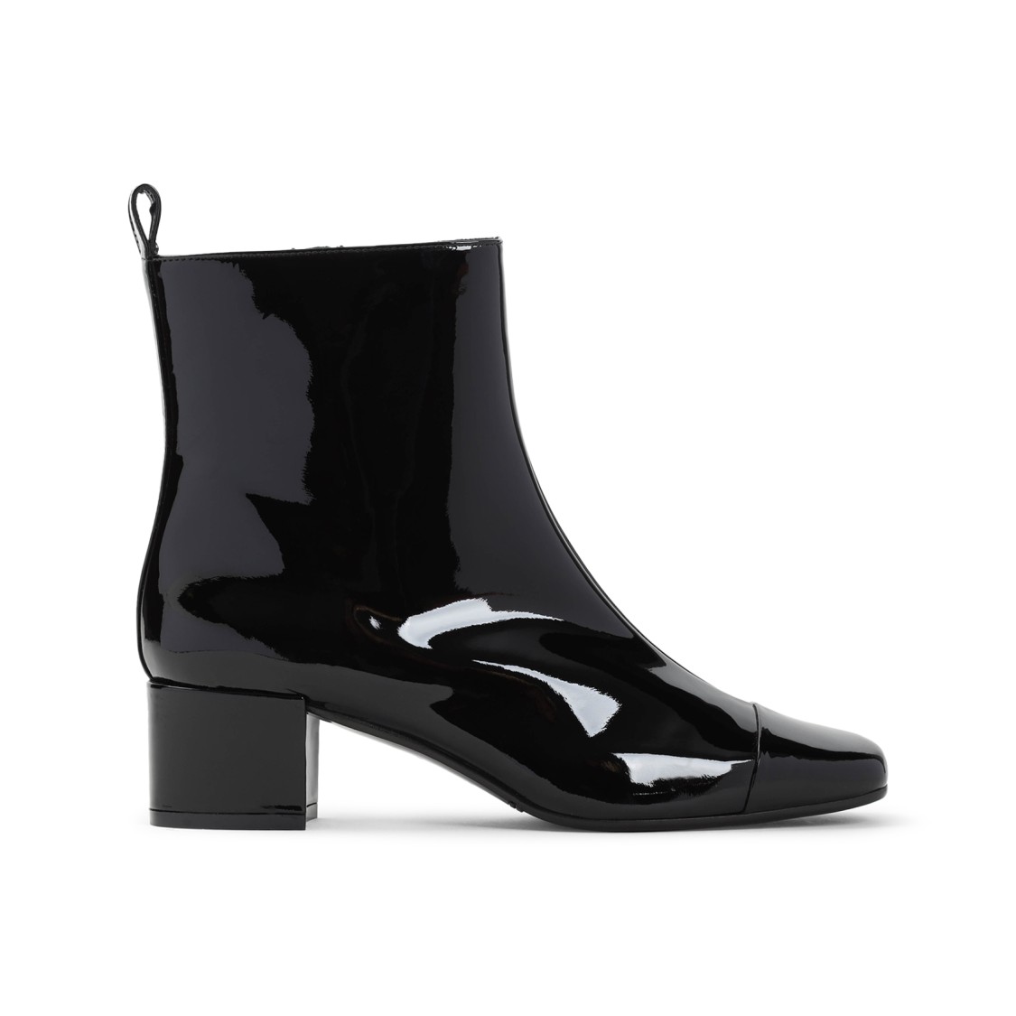Carel Paris Black Leather Estime Bis Ankle Boots | THE LIST