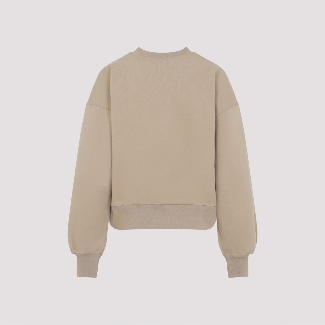 Shop Gucci Relaxed-fit Sweatshirt With Bold Logo Design In Neutrals