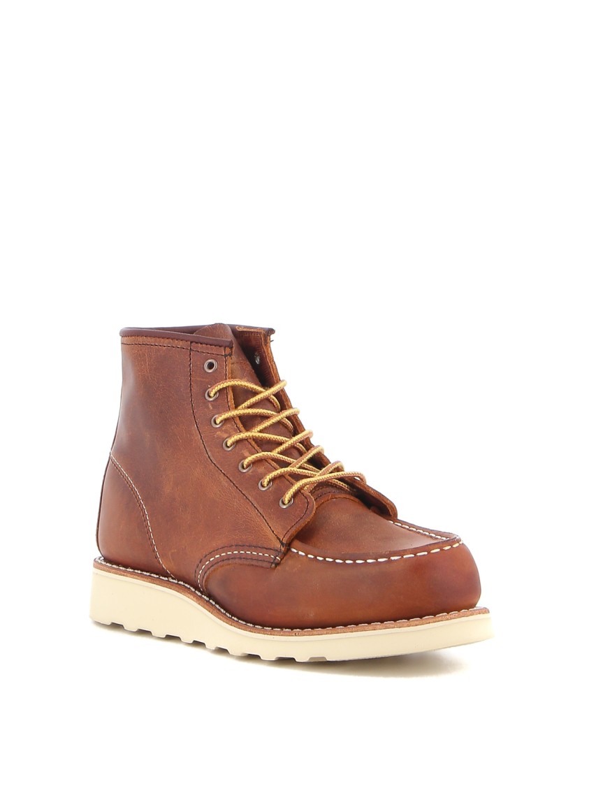 Red Wing Brown Leather Ankle Boot In Brown