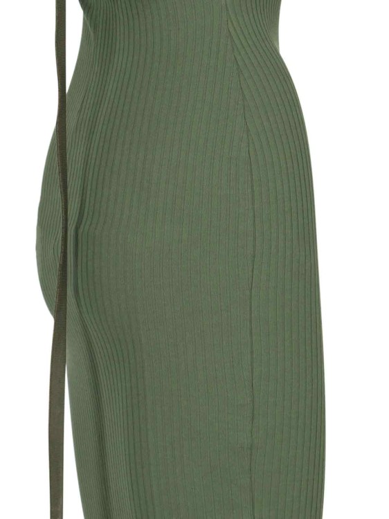 オールインワン・サロペット The Attico Green Cotton Long Dress The Attico Green Cotton Long Dress Midi in Green | THE LIST